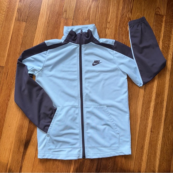 Nike Big Boys Full-Zip Jacket Size Large Midnight Navy Standard Fit Sportswear - Picture 1 of 13